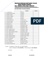 Daftar Rute Tujuan Ziarah