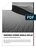 Deburan Ombak Dikala Senja