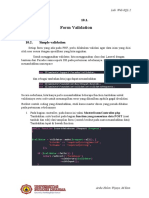 Pertemuan 14 Form Validation