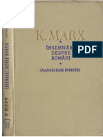 218169340 Karl Marx Insemnări Despre Romani