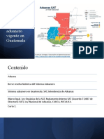 Sistema Aduanero Vigente en Guatemala. Tema 3