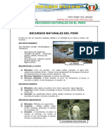 Tema #0 6 Los Recursos Naturales en El Perù 4°grado 2022