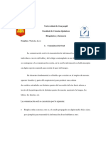 Comunicación oral vs escrita U Guayaquil