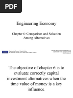 Ch. 6 - Comparison & Selection Among Alternatives