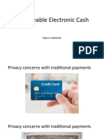 Untraceable Electronic Cash