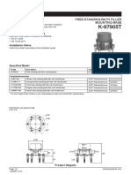 Thông Số Kỹ Thuật Đế Vòi Bồn Tắm K-97905T