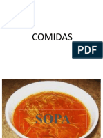 6.1 Recetas de Comida