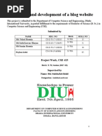 Design and Development of a Blog Site (1)