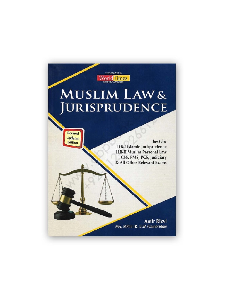Muslim Law and Jurisprudence For Css Pms PDF