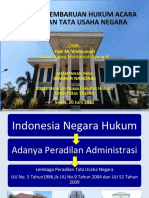 Pembaruan Hukum Acara Di Peradilan Tata Usaha Negara