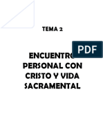 Encuentro Personal Con Cristo y Vida Sacramental