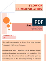 Flow of Communication: Anuvesh Gill
