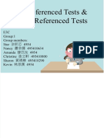 Fdocuments - in 8 Norm Referenced Tests Criterion Referenced Testsppt
