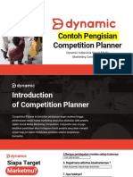 (Instruksi Dan Contoh Pengisian) Competition Planner