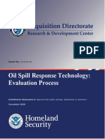 Oil Spill Response Technology: Evaluation Process: Report No. CG-D-05-20