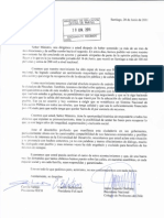 "Carta de Fech, Feusach, Feustm y colegio de Profesores a Lavín" sin el respaldo del Confech 