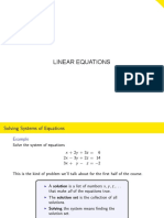 Linear Equations 1