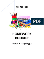English: YEAR 7 - Spring 2