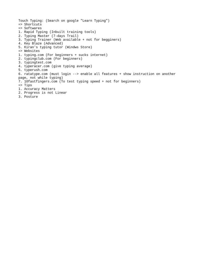 Typing | PDF