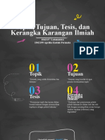 Topik, Tujuan, Tesis, Dan Kerangka Karangan Ilmiah