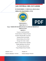 INFORME PRÁCTICA 3 DISTANCIAS CON OBSTACULOS GRUPO 5