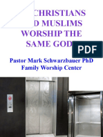 Do Christians and Muslims Worship The Same God 1-31-16