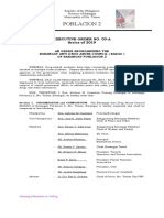 Poblacion 2: Executive Order No. 03-A Series of 2019