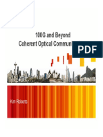 100G and Beyond Coherent Optical Communications: Kim Roberts