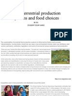 5.2 - Terrestrial Production Systems and Food Choices: Ib Ess Student Study Guide