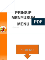 Prinsip Menyusun Menu