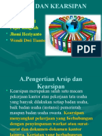 Arsip Dan Kearsipan Power Point