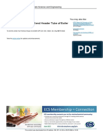 IOP Conference Series: Materials Science and Engineering - Failure Analysis on U-Bend Header Tube of Boiler Economizer