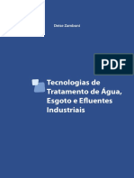 Tecnologias de Tratamento de Água e Efluentes Industriais - 2013 - 2 - Web