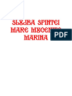 17 Iulie Slujba Sfintei Mare Mucenite Marina