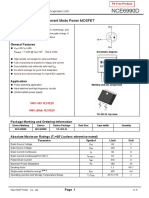 NCE6990D Pb Free Power MOSFET