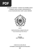 Download PENERAPAN METODE TASMUR by Fajran Shobah SN58518784 doc pdf