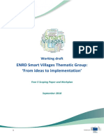 ENRD Smart Villages Thematic Group: From Ideas To Implementation'