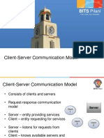 BITS Pilani: Client-Server Communication Model