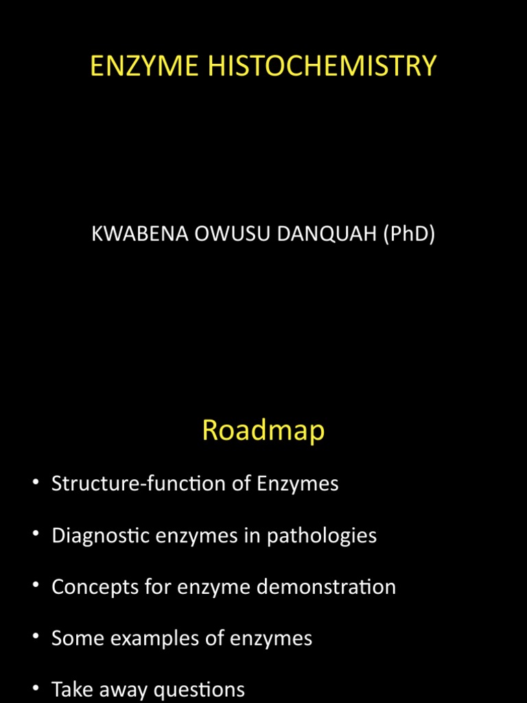 Enzyme Histochemistry PDF Enzyme Enzyme Inhibitor
