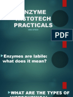 Enzyme Histotech Practicals: Ama Afrah