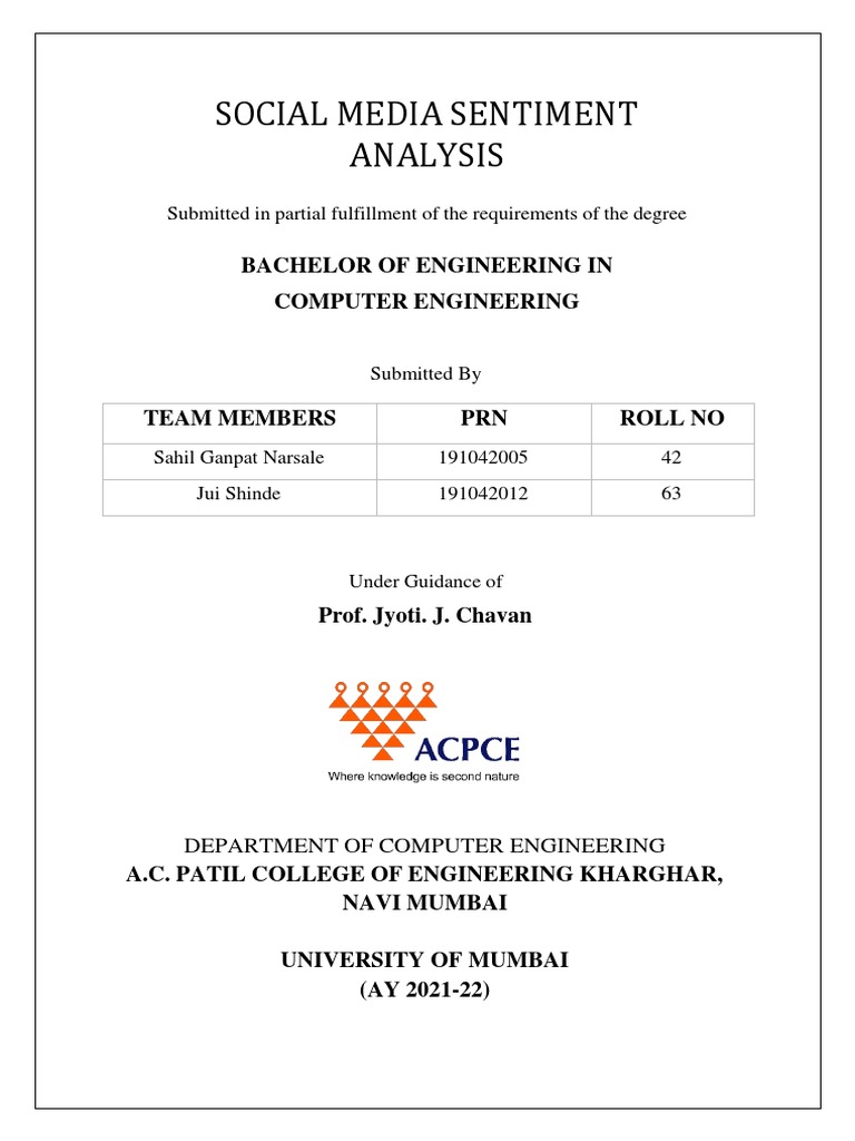 Social Media Sentiment Analysis Case Study | PDF | Social Media ...