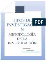 Tipos de Investigación