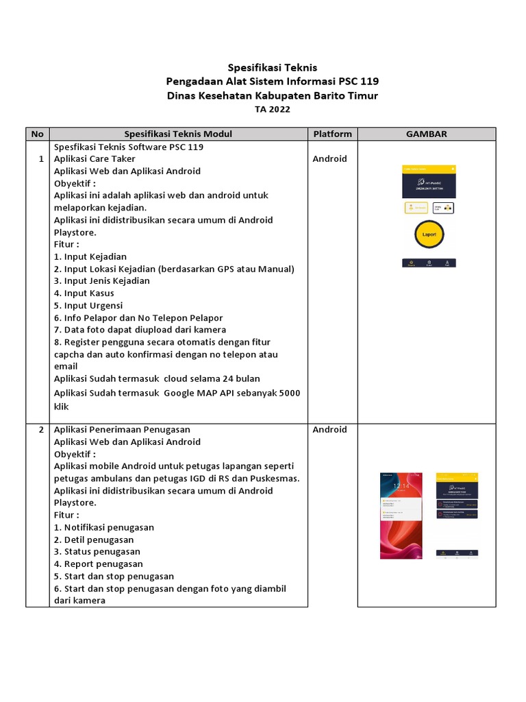 Spesifikasi Teknis Dan Gambar Revisi | PDF