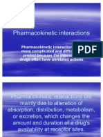 Pharmacokinetic Interactions