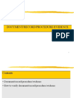 8.1 Teknik Audit (2) Documents & Manual