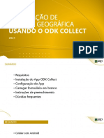 Declaração de posição geográfica usando ODK Collect
