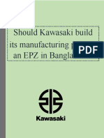 Should Kawasaki Build Its Manufacturing Plant in An EPZ in Bangladesh?