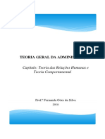 Apostila 01 - Teoria Das Relações Humanas e Teoria Comportamental