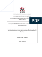 Avaliação da eficiência do uso do gás natural na produção de energia eléctrica