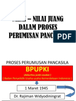 Nilai Nilai Juang Dalam Proses Perumusan Pancasila